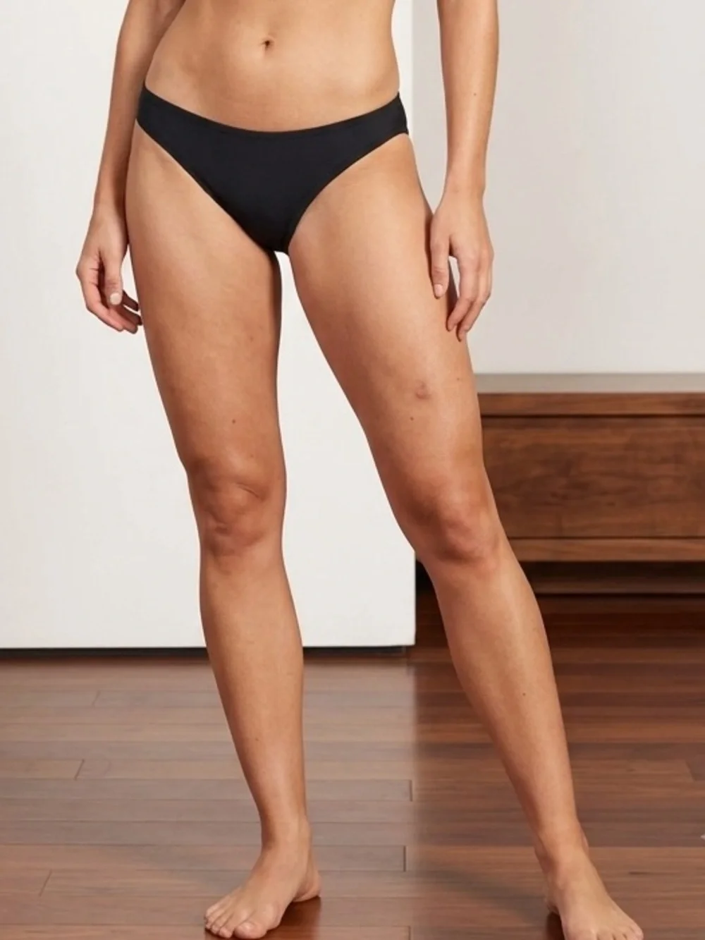 J Crew Swim Bikini Bottom Black